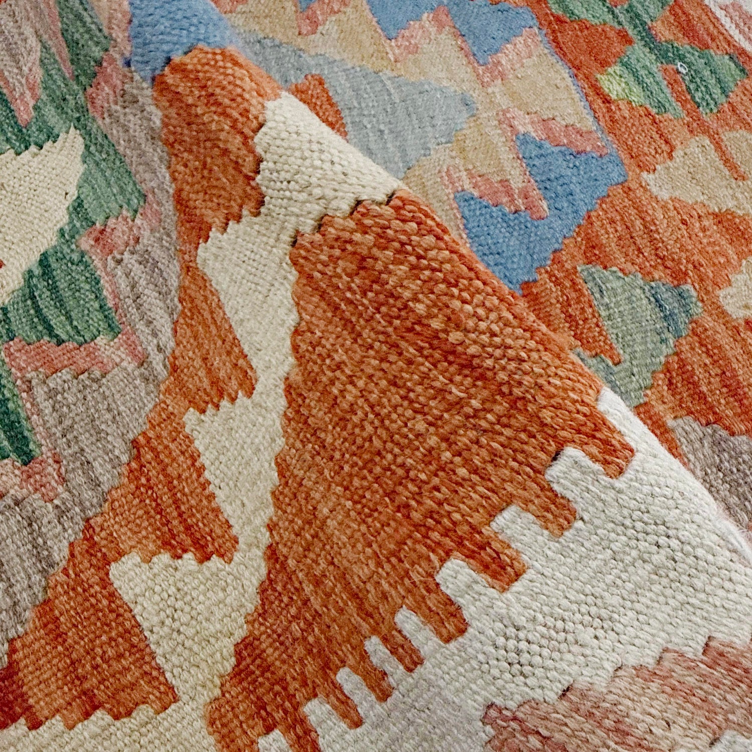 Handmade Vegetable Kelim 2' 9" x 4' 0" (ft) - No. R37922