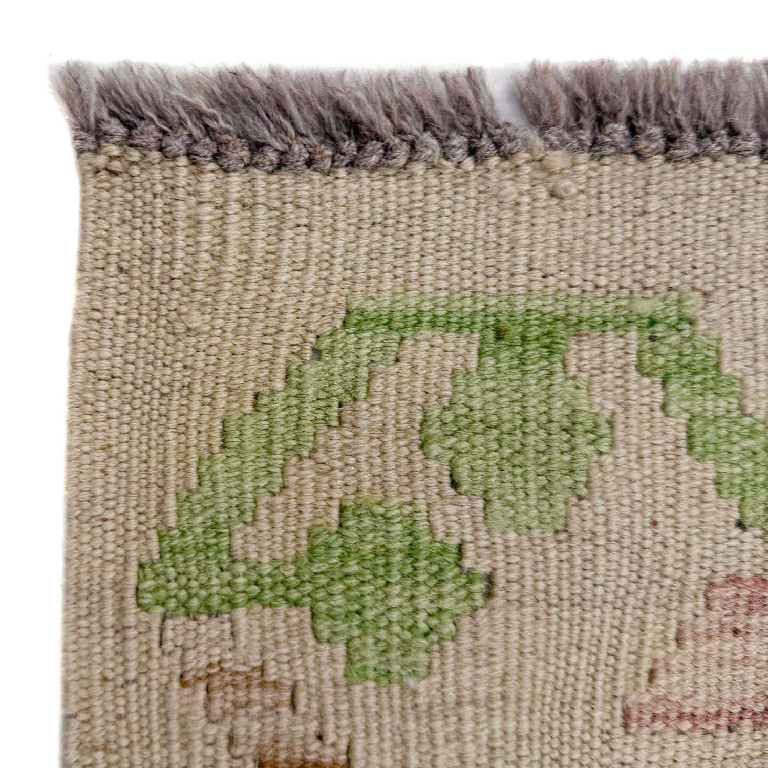 Handmade Vegetable Kelim 5' 7" x 8' 1" (ft) - No. R37957