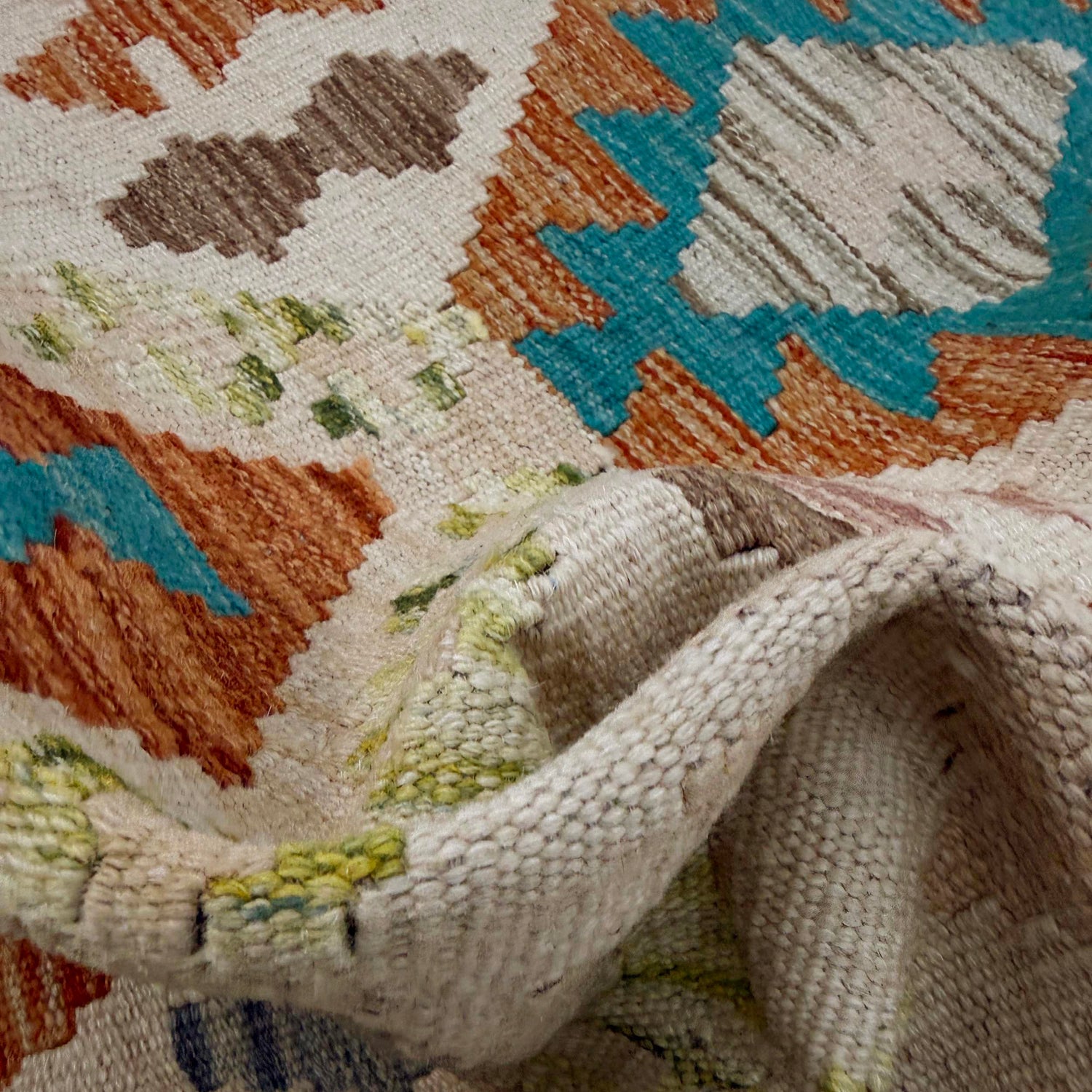 Handmade Vegetable Kilim 2' 5" x 4' 3" (ft) - No. R37958