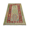Handmade Vegetable Kilim 2' 9" x 4' 11" (ft) - No. R37960