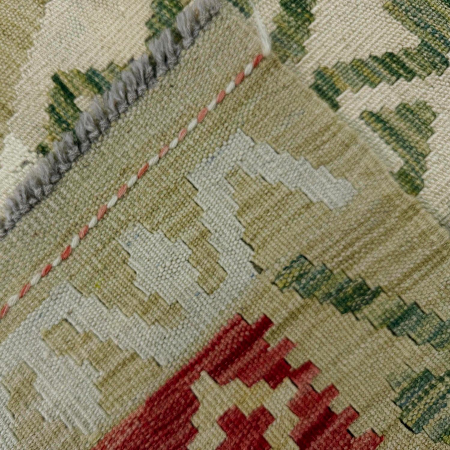 Handmade Vegetable Kilim 2' 9" x 4' 11" (ft) - No. R37960