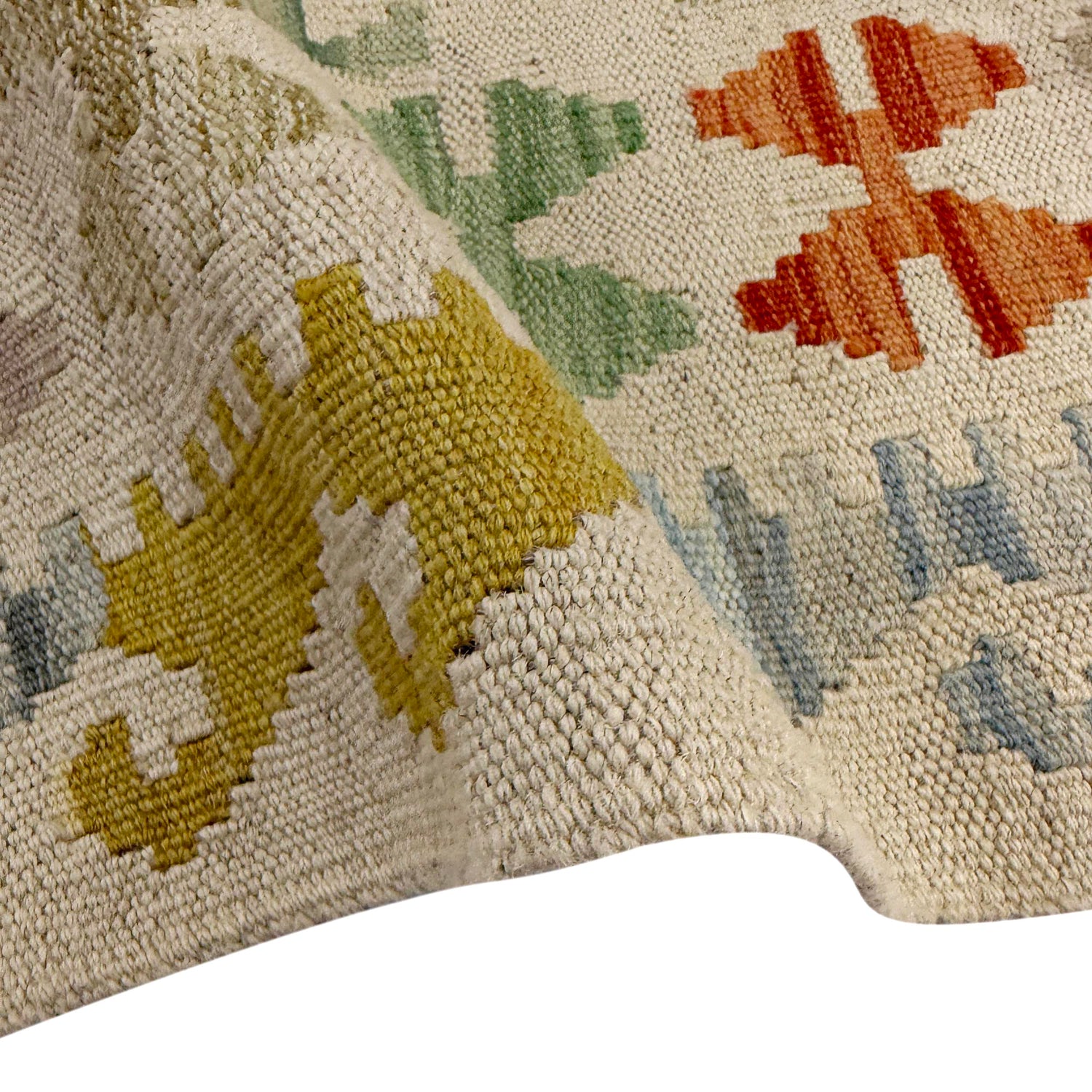 Handmade Vegetable Kilim 2' 9" x 4' 2" (ft) - No. R37963