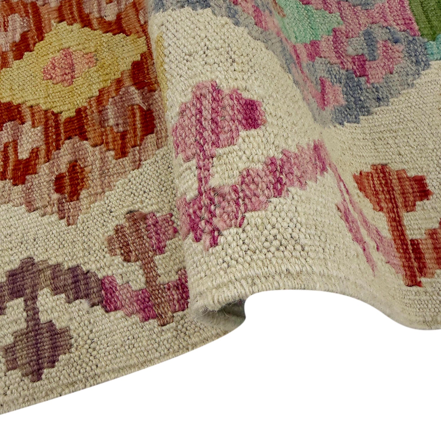 Handmade Vegetable Kelim 2' 6" x 4' 2" (ft) - No. R37972