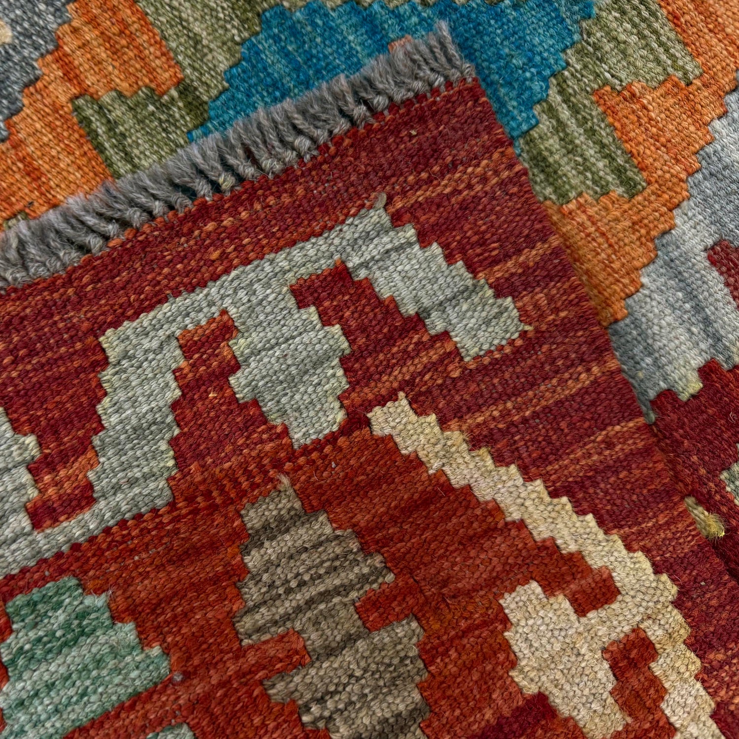 Handmade Vegetable Kilim 2' 7" x 4' 6" (ft) - No. R37973