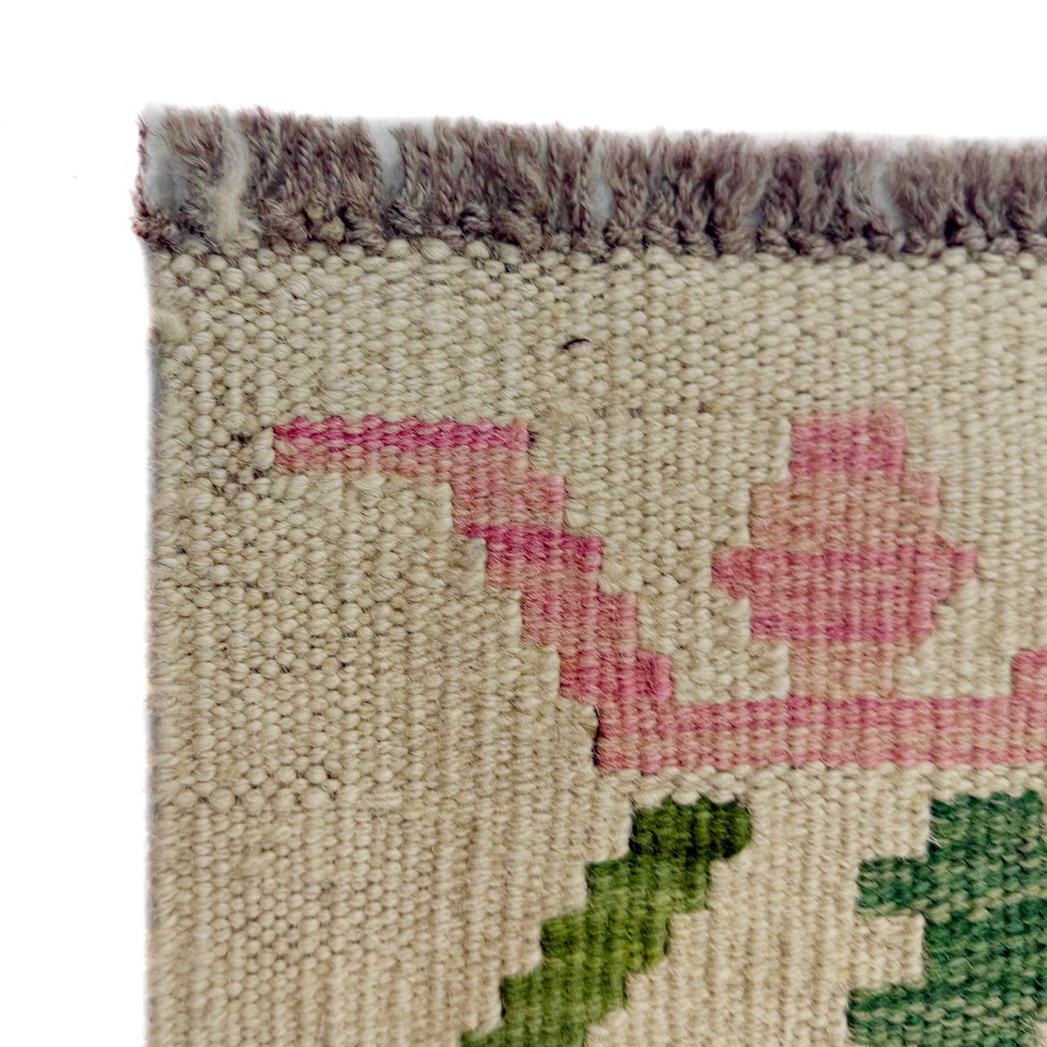 Handmade Vegetable Kelim 2' 7" x 4' 1" (ft) - No. R37974