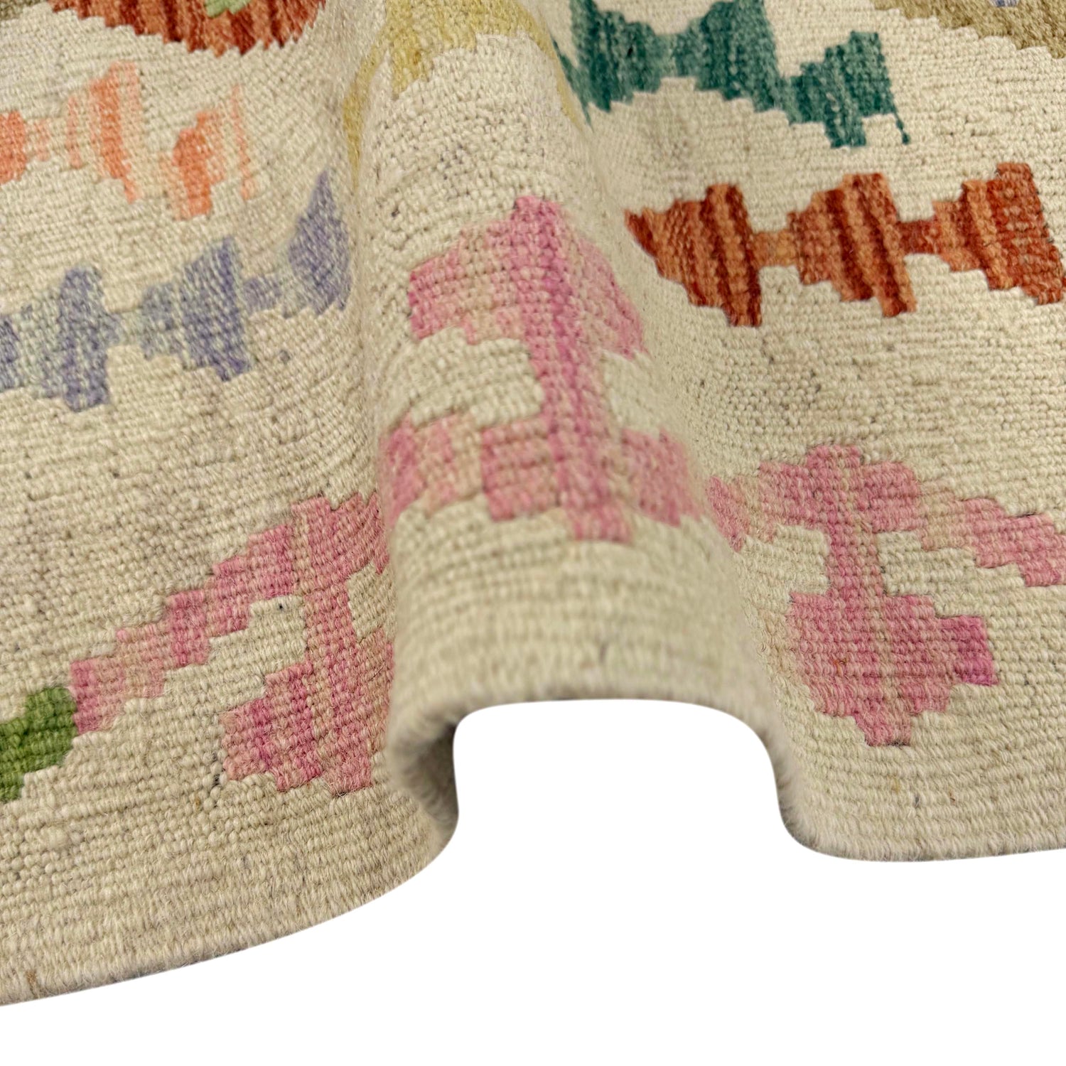Handmade Vegetable Kelim 2' 7" x 4' 1" (ft) - No. R37974