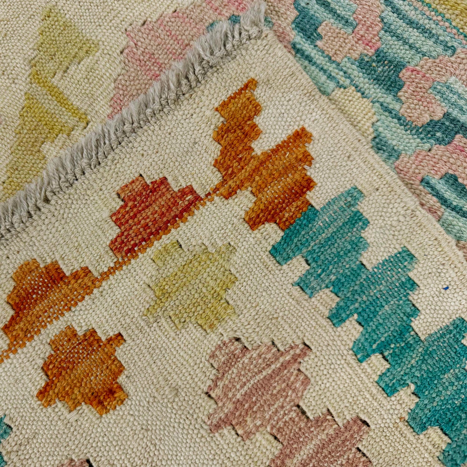 Handmade Vegetable Kilim 2' 6" x 4' 4" (ft) - No. R37975