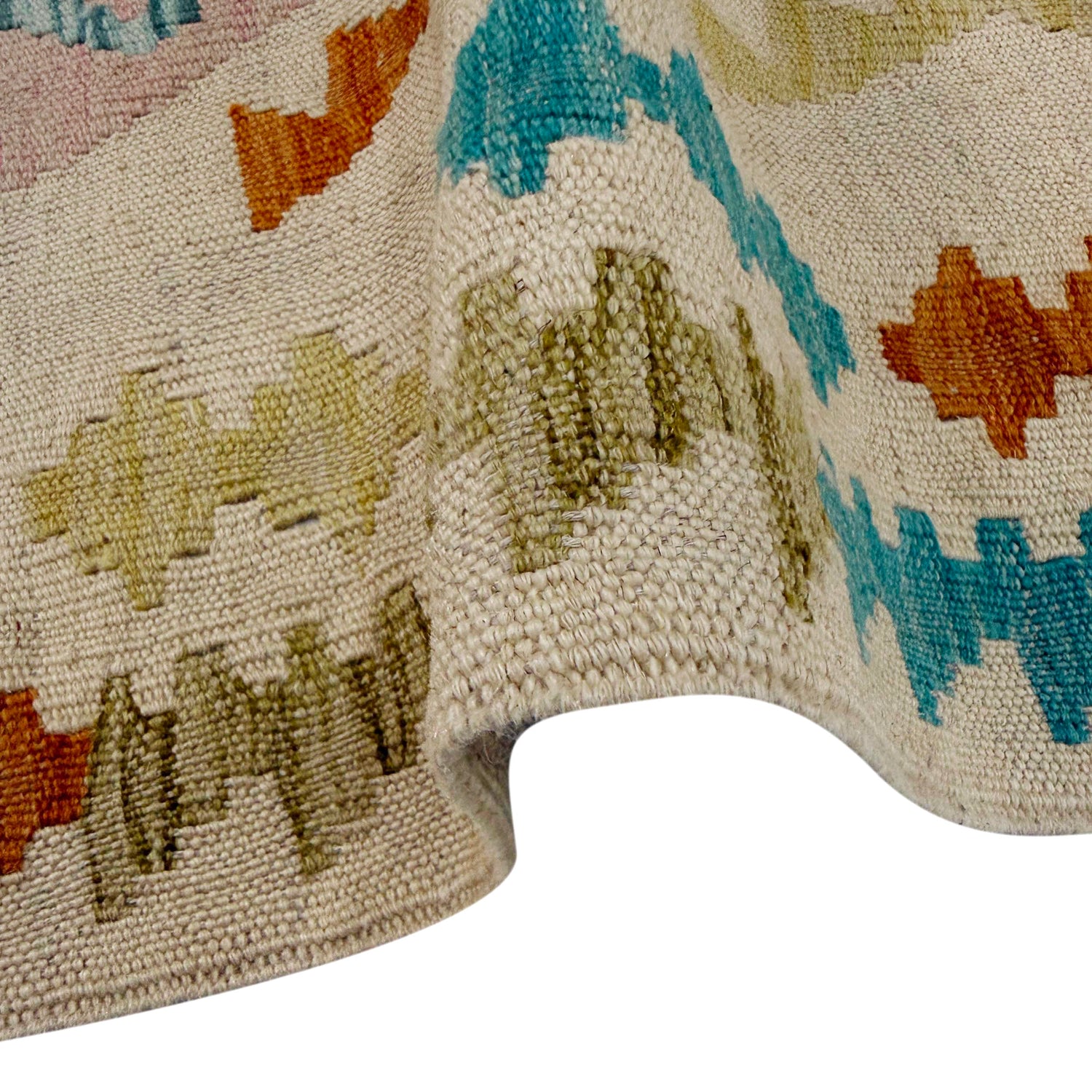 Handmade Vegetable Kilim 2' 6" x 4' 4" (ft) - No. R37975