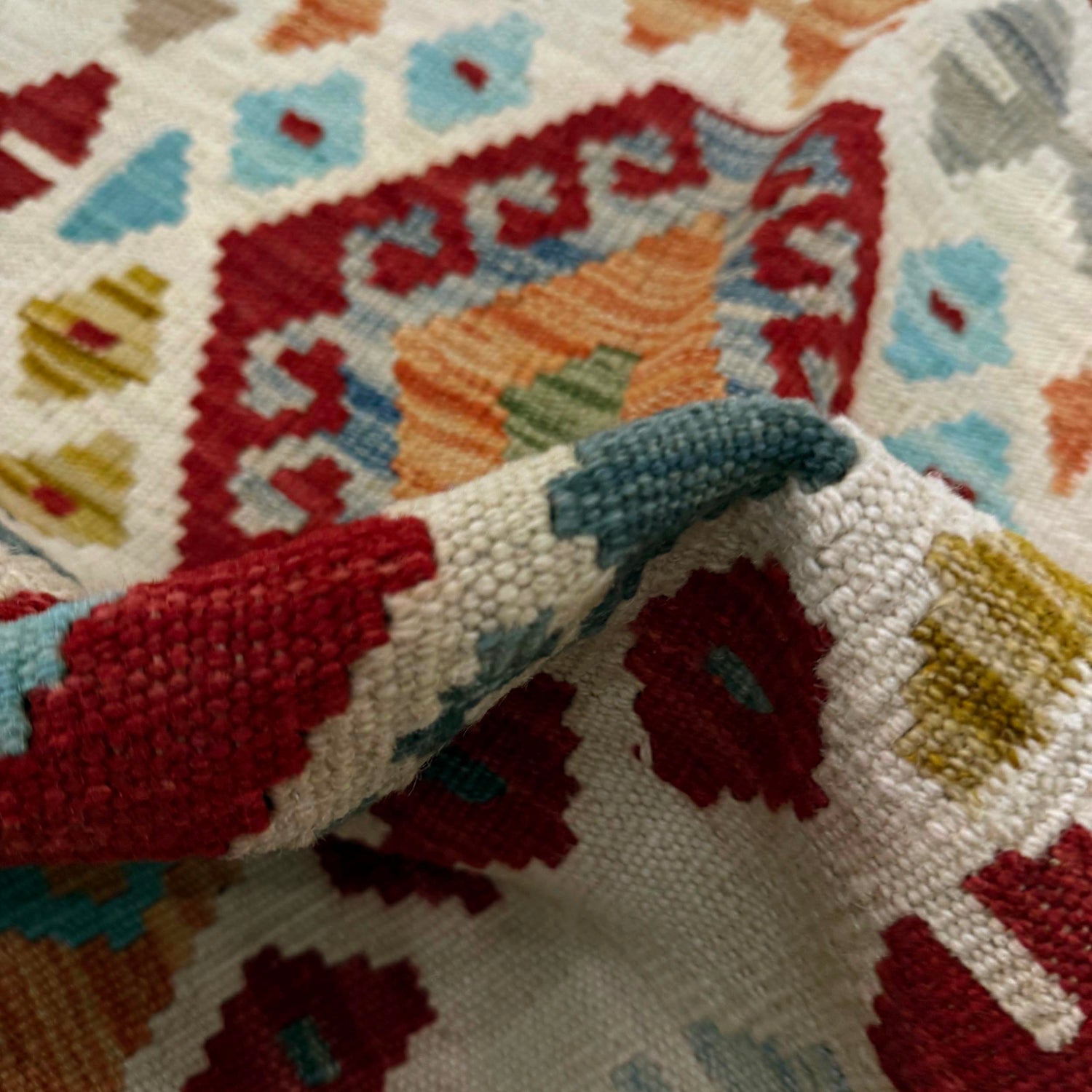 Handmade Vegetable Kelim 2' 7" x 4' 0" (ft) - No. R37976