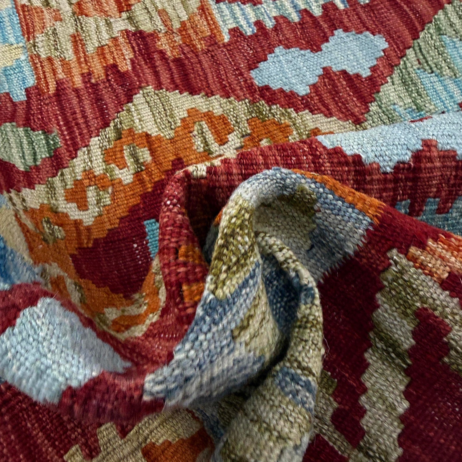 Handmade Vegetable Kilim 2' 9" x 3' 11" (ft) - No. R37977