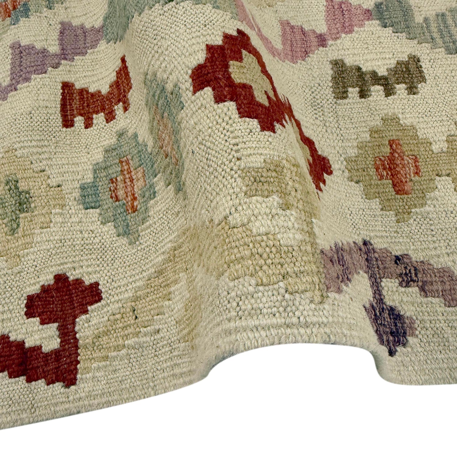 Handmade Vegetable Kelim 2' 9" x 4' 3" (ft) - No. R37978