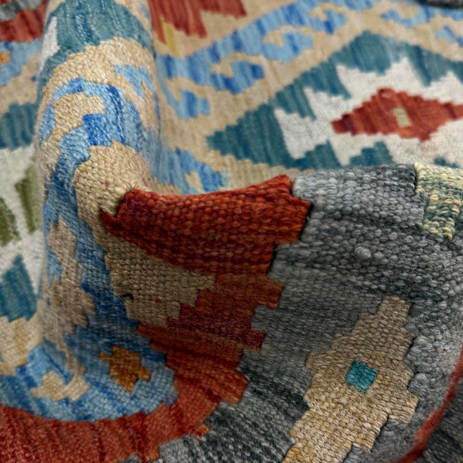 Handmade Vegetable Kilim 2' 9" x 4' 0" (ft) - No. R37979