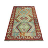 Handmade Vegetable Kelim 2' 7" x 4' 4" (ft) - No. R37981