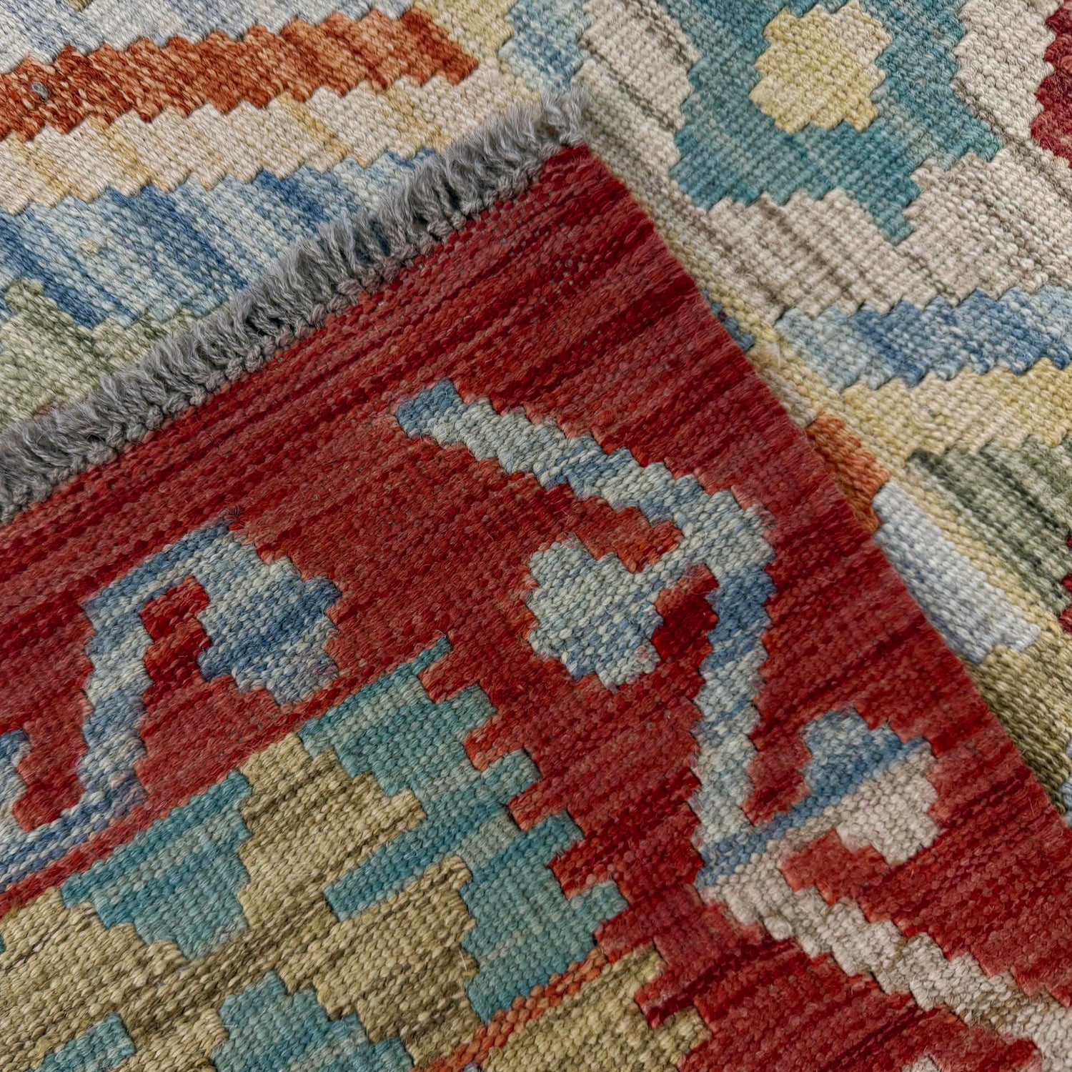 Handmade Vegetable Kelim 2' 7" x 4' 4" (ft) - No. R37981