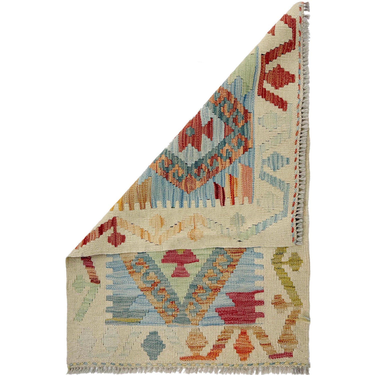 Handmade Vegetable Kelim 2' 2" x 3' 1" (ft) - No. R37998