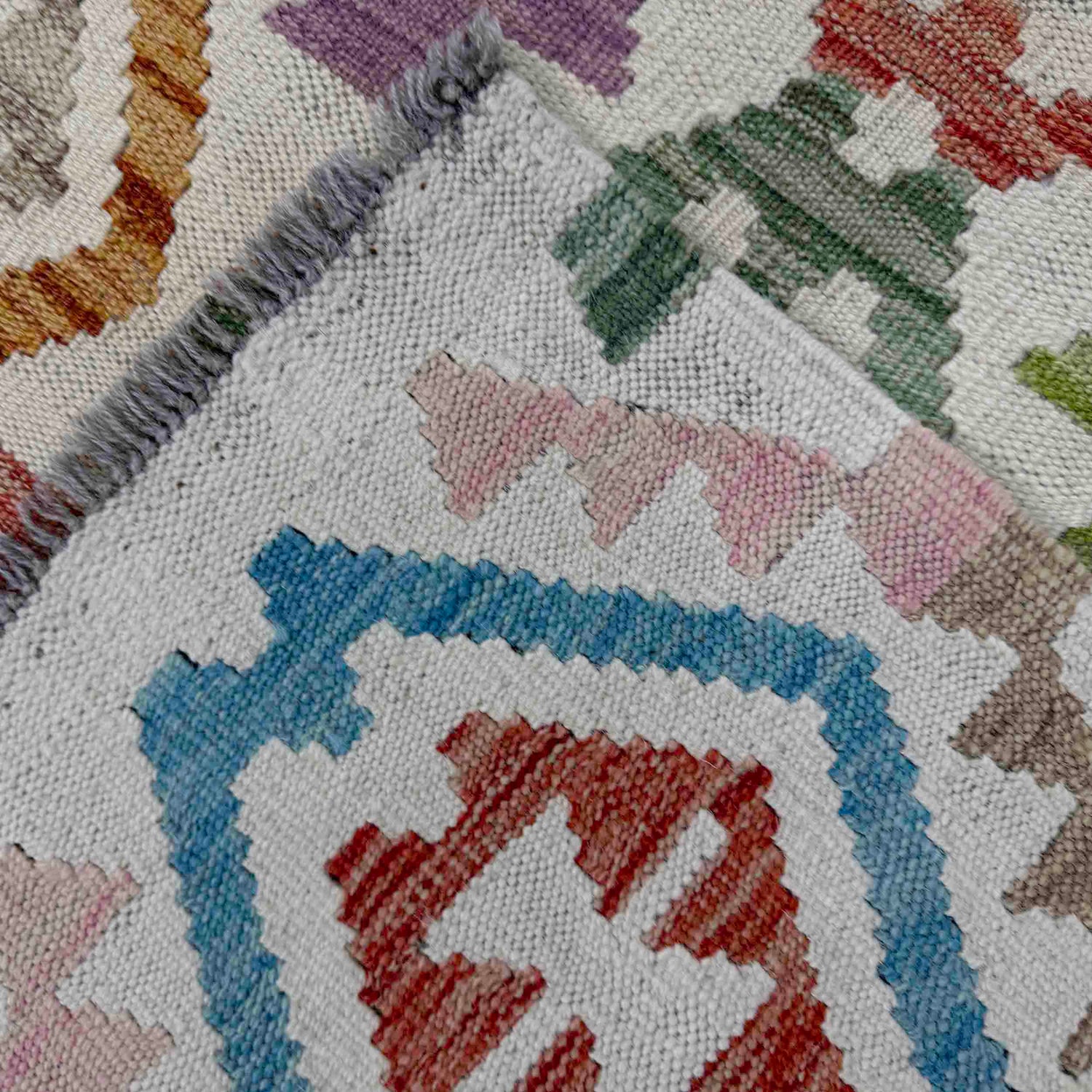 Handmade Vegetable Kilim 6' 0" x 8' 7" (ft) - No. R38012