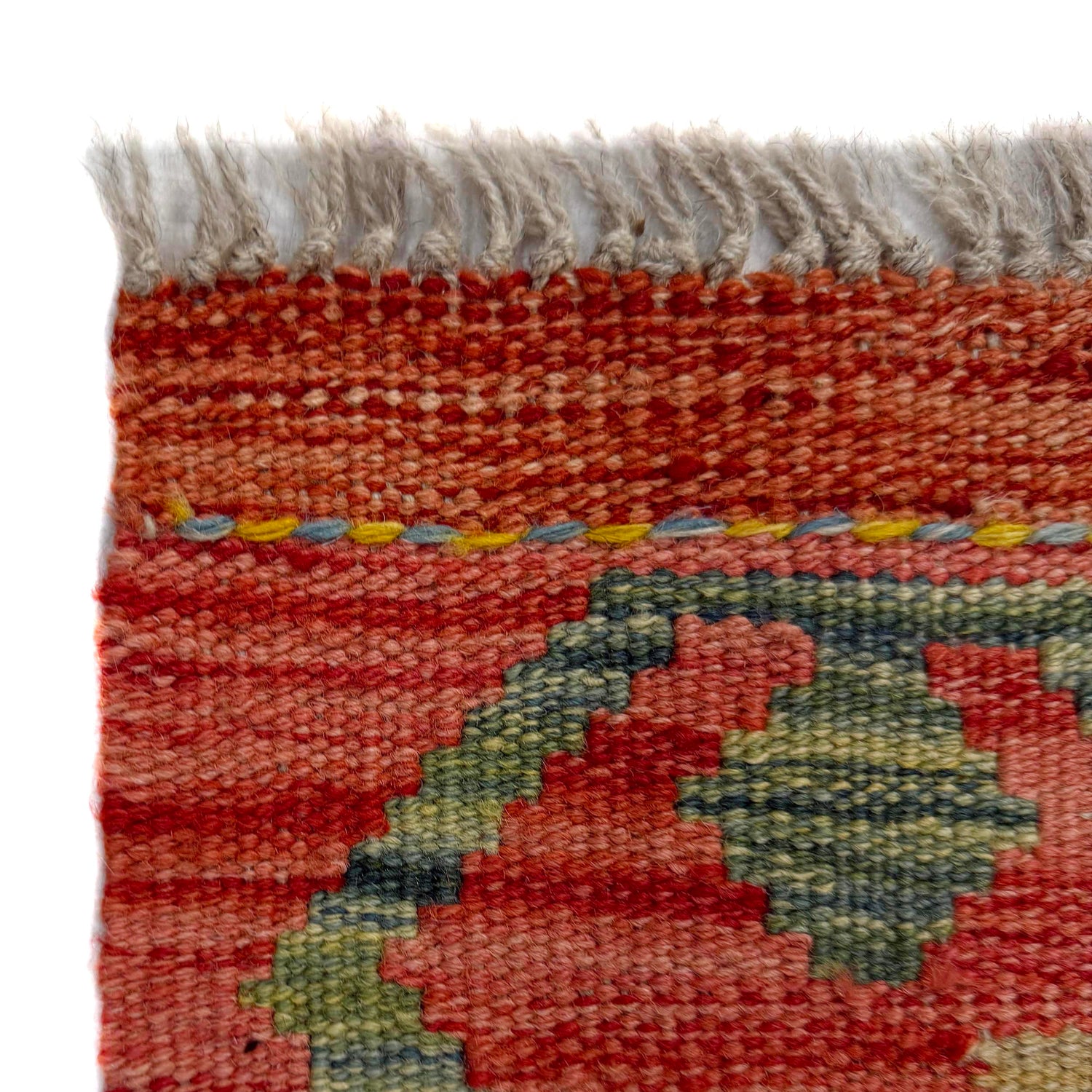 Handmade Vegetable Kelim 2' 6" x 4' 5" (ft) - No. R38014