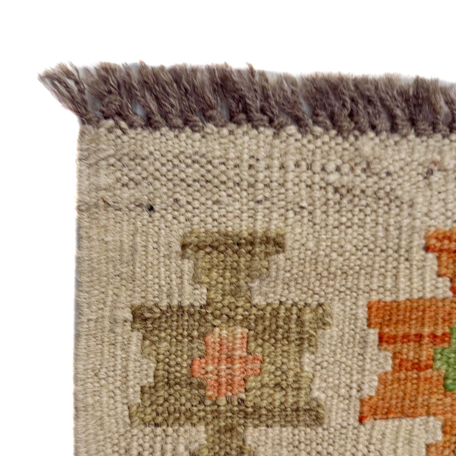Handmade Vegetable Kelim 2' 7" x 4' 2" (ft) - No. R38016
