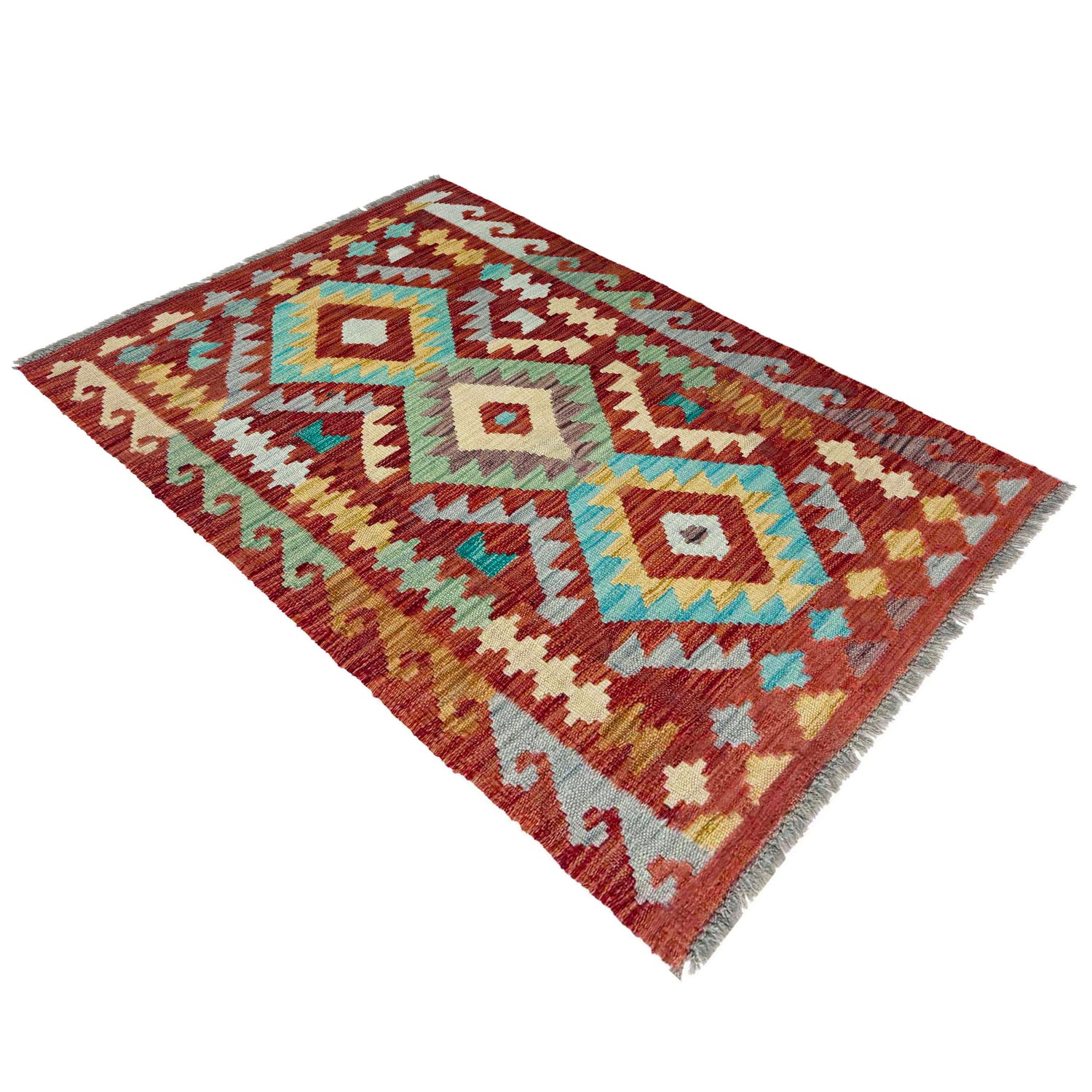 Handmade Vegetable Kilim 2' 5" x 4' 0" (ft) - No. R38017