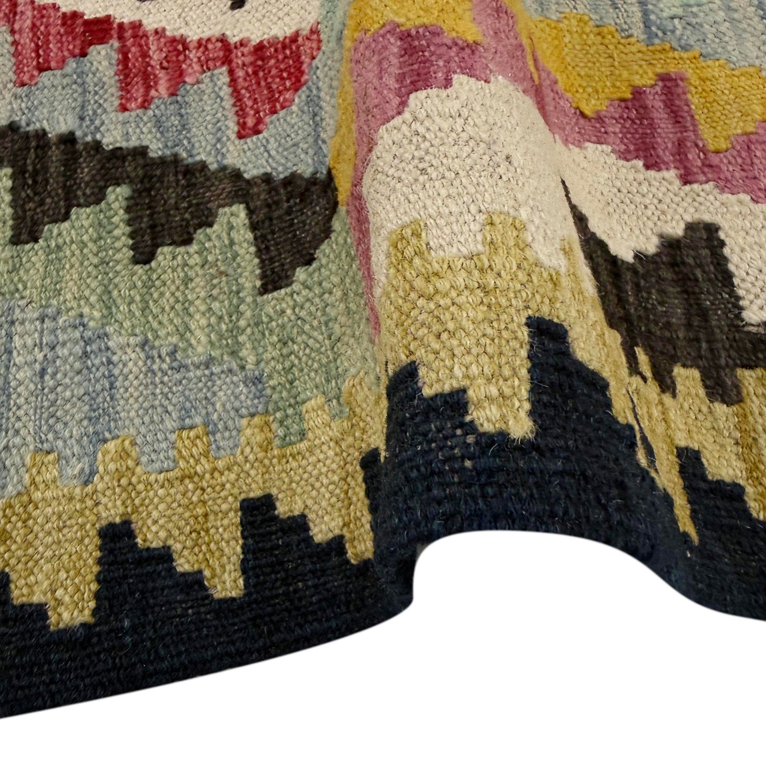 Handmade Vegetable Kilim 2' 5" x 3' 11" (ft) - No. R38019