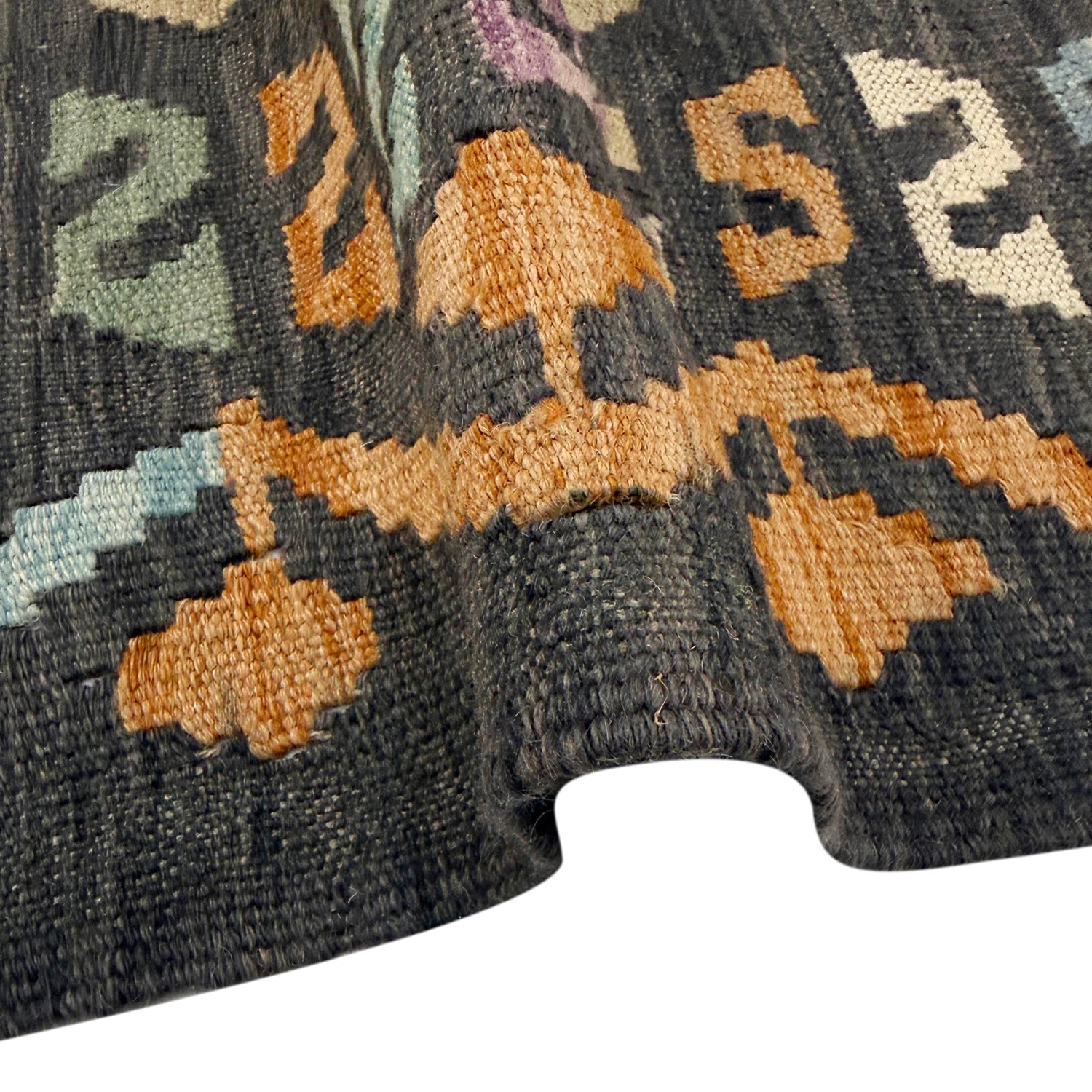 Handmade Vegetable Kilim 5' 9" x 7' 8" (ft) - No. R38049
