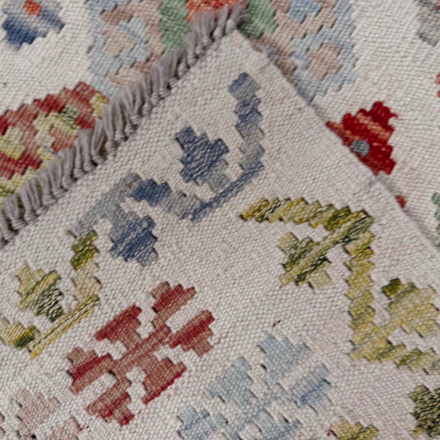 Handmade Vegetable Kilim 5' 0" x 7' 3" (ft) - No. R38061