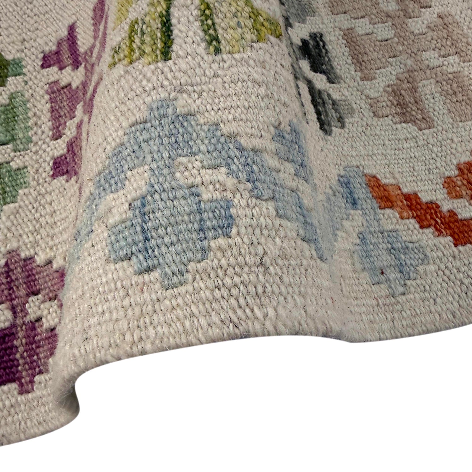 Handmade Vegetable Kilim 5' 0" x 7' 3" (ft) - No. R38061