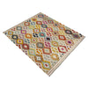 Handmade Vegetable Kelim 5' 1" x 6' 5" (ft) - No. R38065