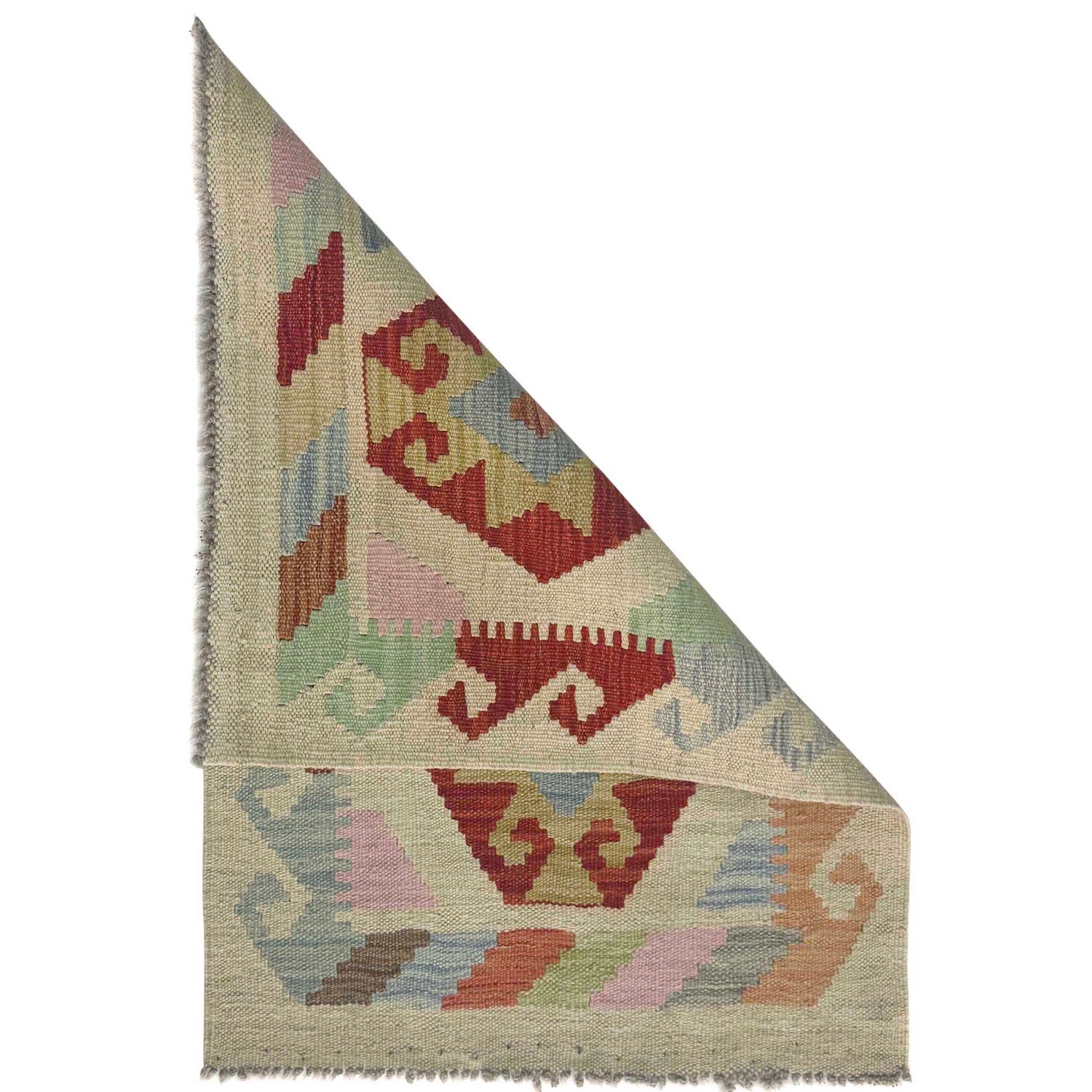 Handmade Vegetable Kelim 1' 10" x 2' 6" (ft) - No. R38278
