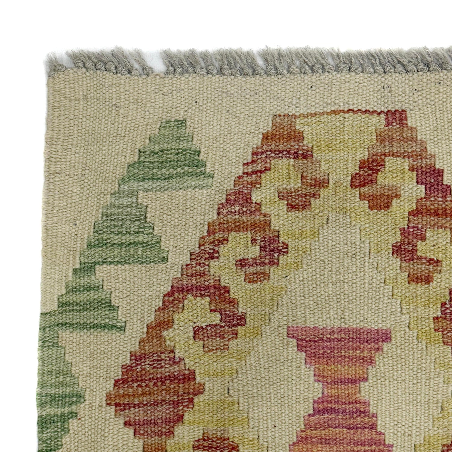 Handmade Vegetable Kilim 4' 11" x 6' 6" (ft) - No. R38294