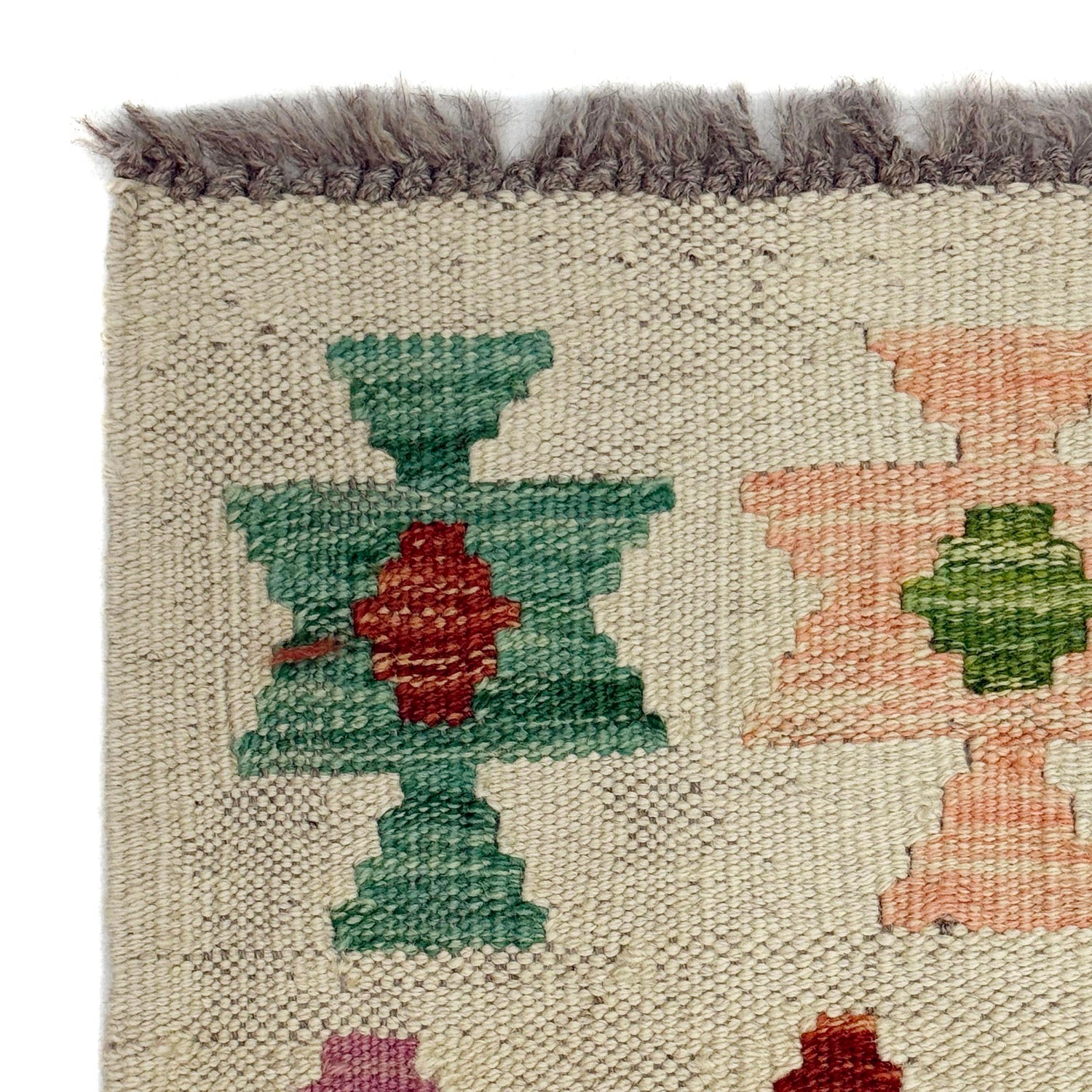 Handmade Vegetable Kilim 2' 6" x 4' 4" (ft) - No. R38296