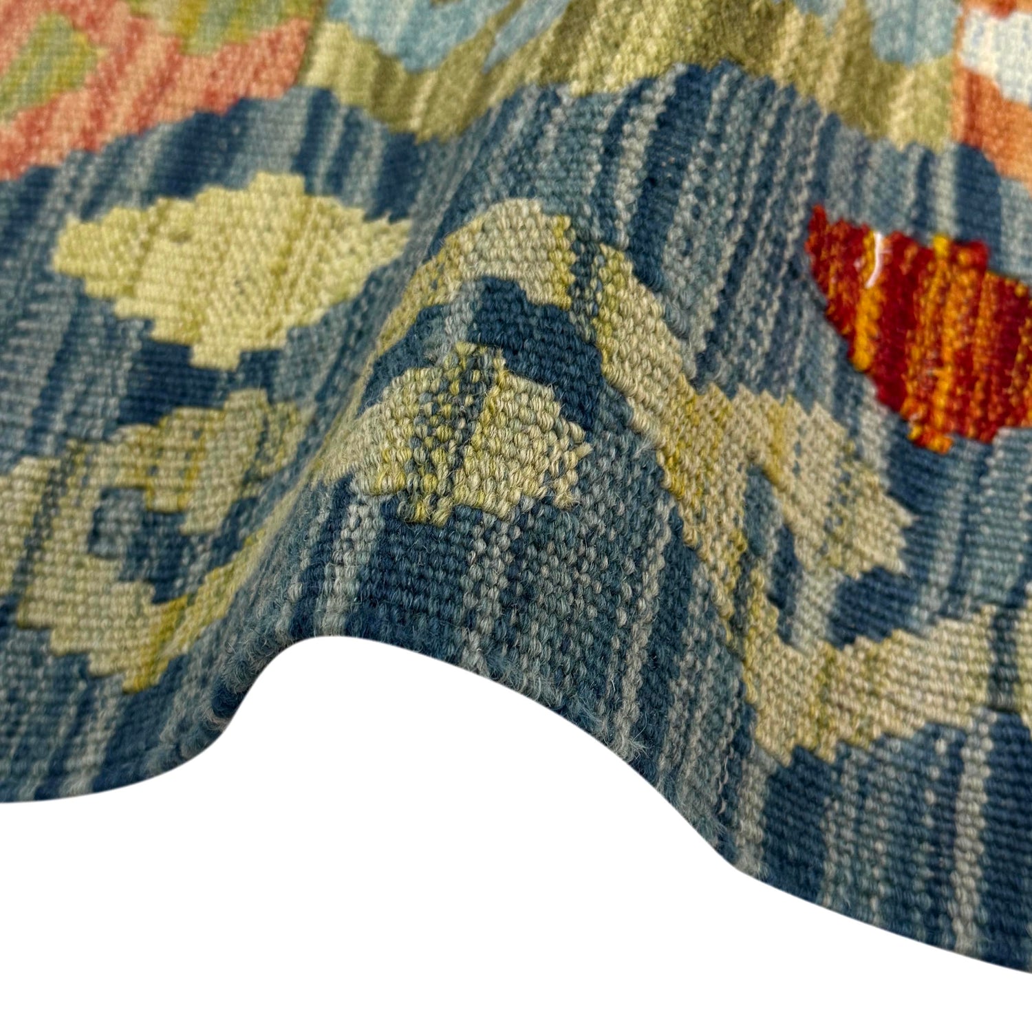 Handmade Vegetable Kelim 2' 8" x 4' 1" (ft) - No. R38297