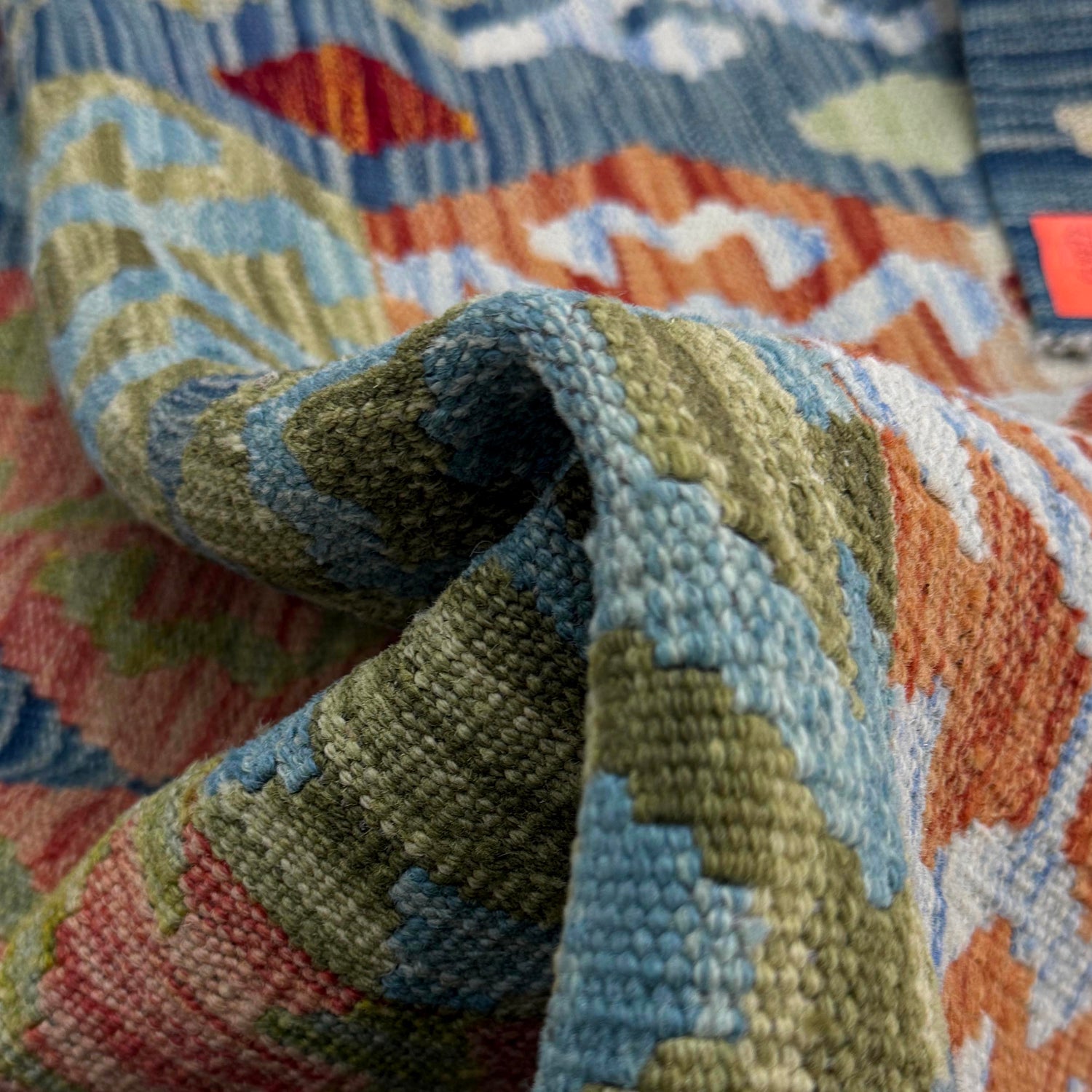 Handmade Vegetable Kelim 2' 8" x 4' 1" (ft) - No. R38297