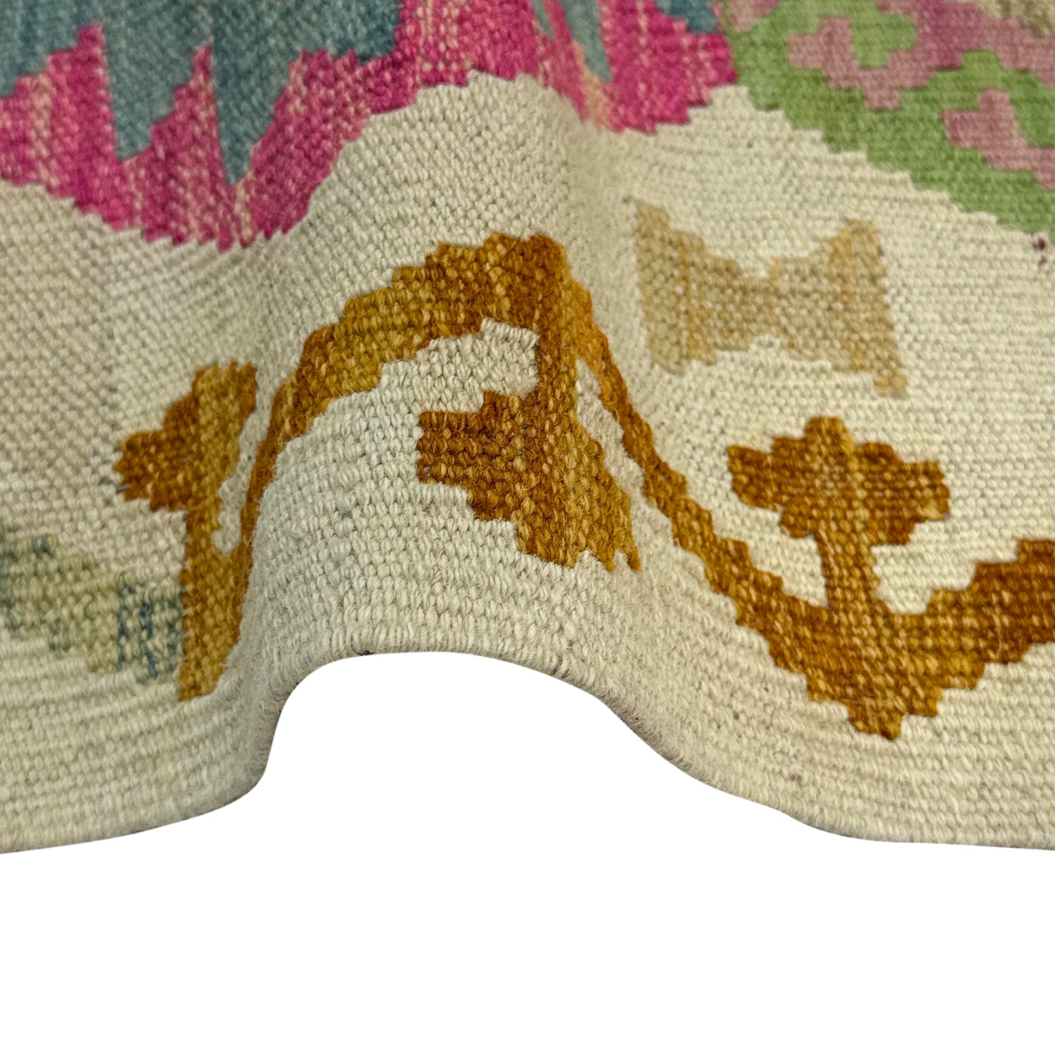 Handmade Vegetable Kilim 2' 7" x 3' 11" (ft) - No. R38300