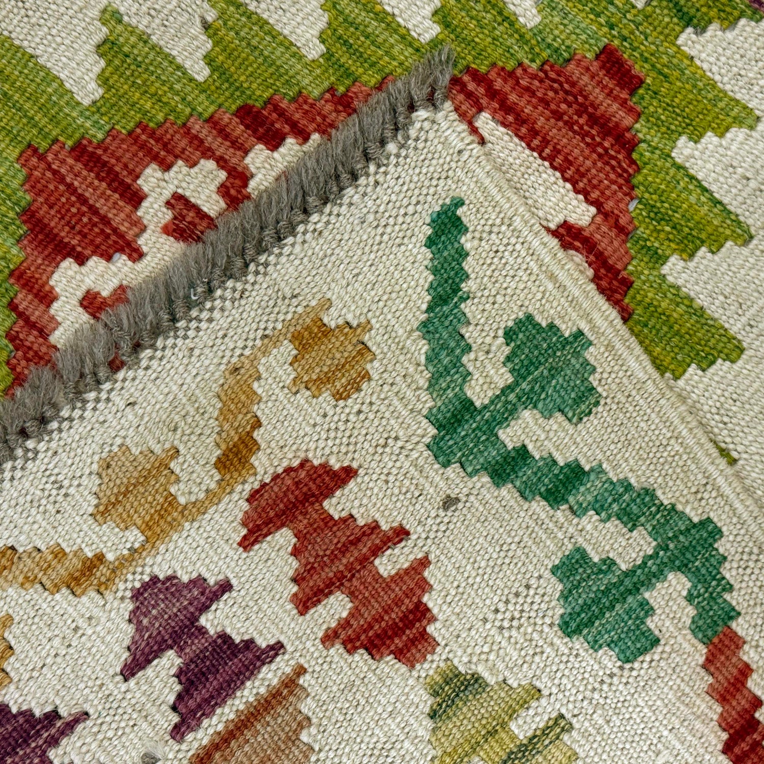 Handmade Vegetable Kelim 2' 5" x 4' 1" (ft) - No. R38302