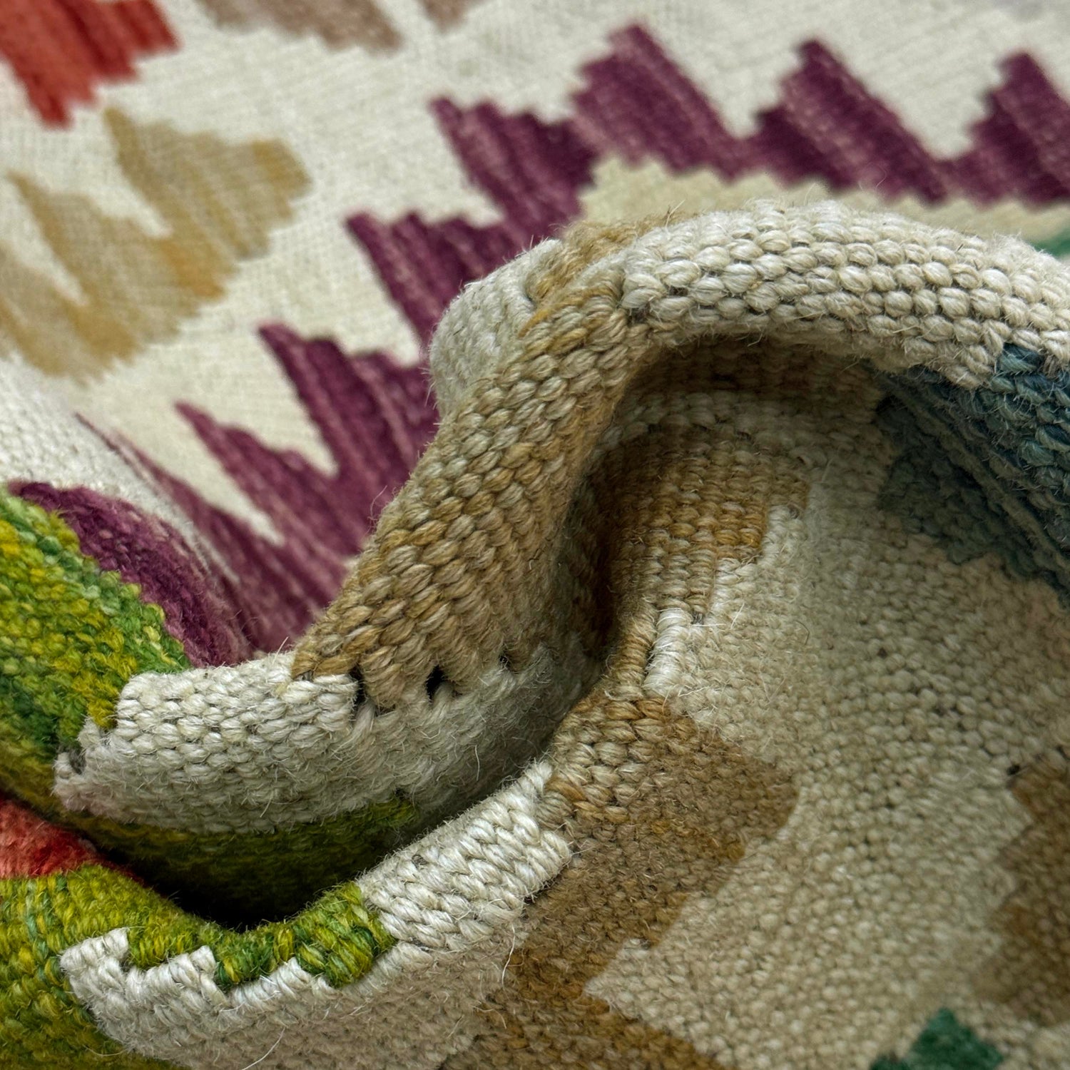 Handmade Vegetable Kelim 2' 5" x 4' 1" (ft) - No. R38302