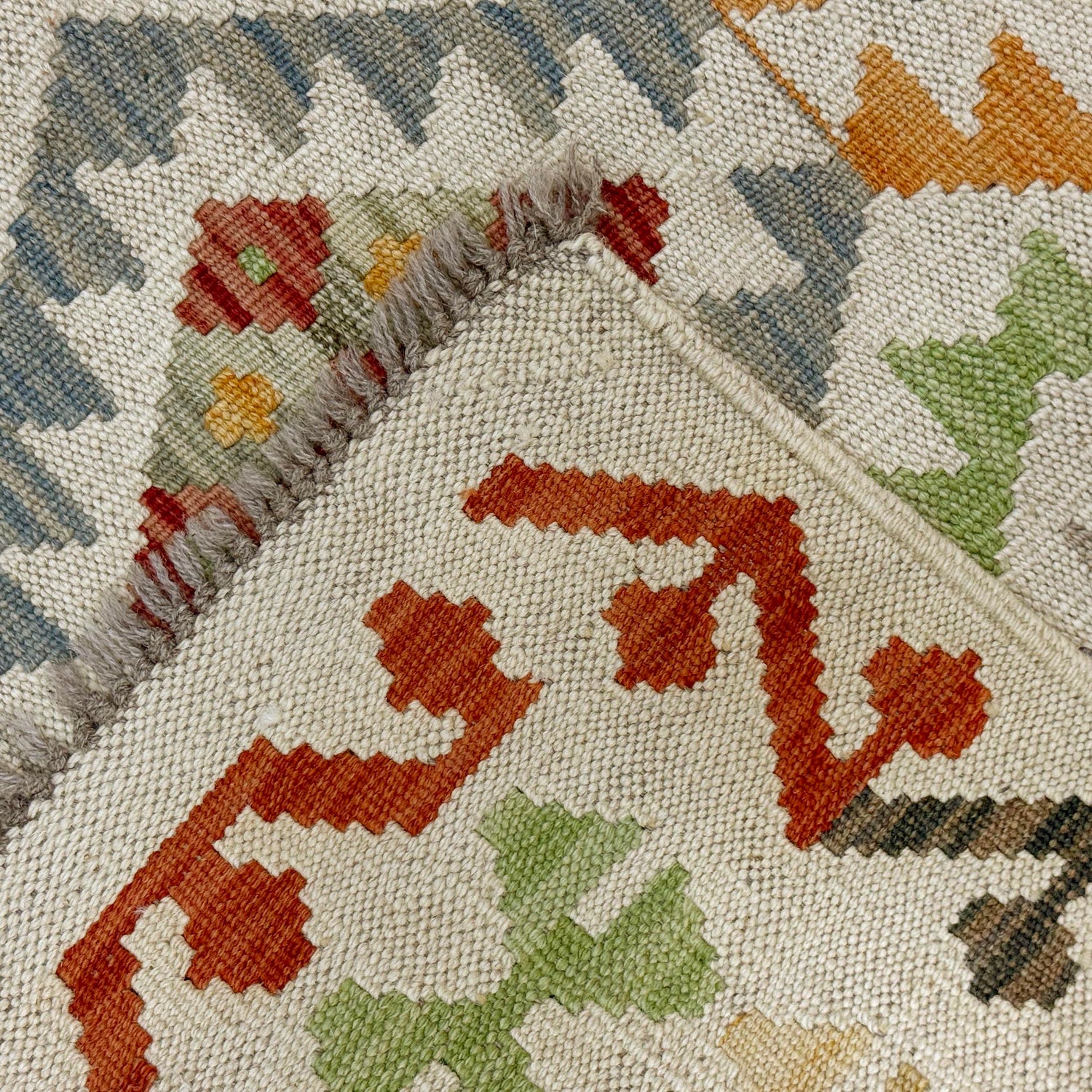 Handmade Vegetable Kilim 2' 9" x 3' 10" (ft) - No. R38303