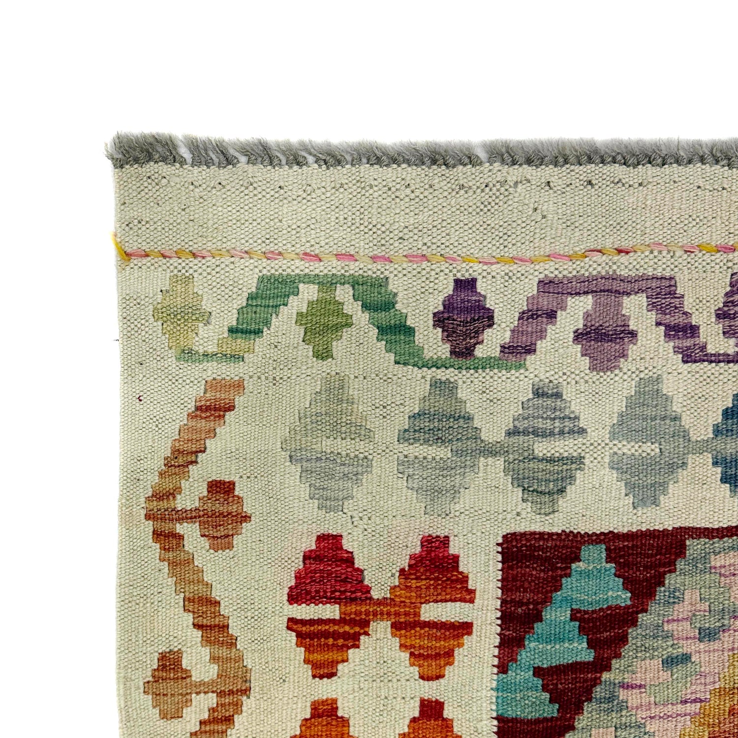 Handmade Vegetable Kilim 2' 10" x 4' 0" (ft) - No. R38305