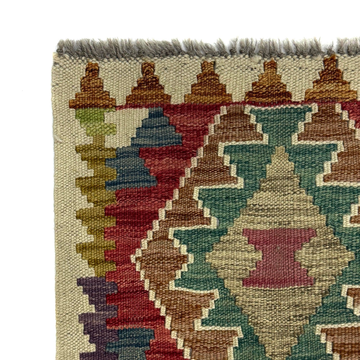 Handmade Vegetable Kelim 2' 10" x 4' 4" (ft) - No. R38308
