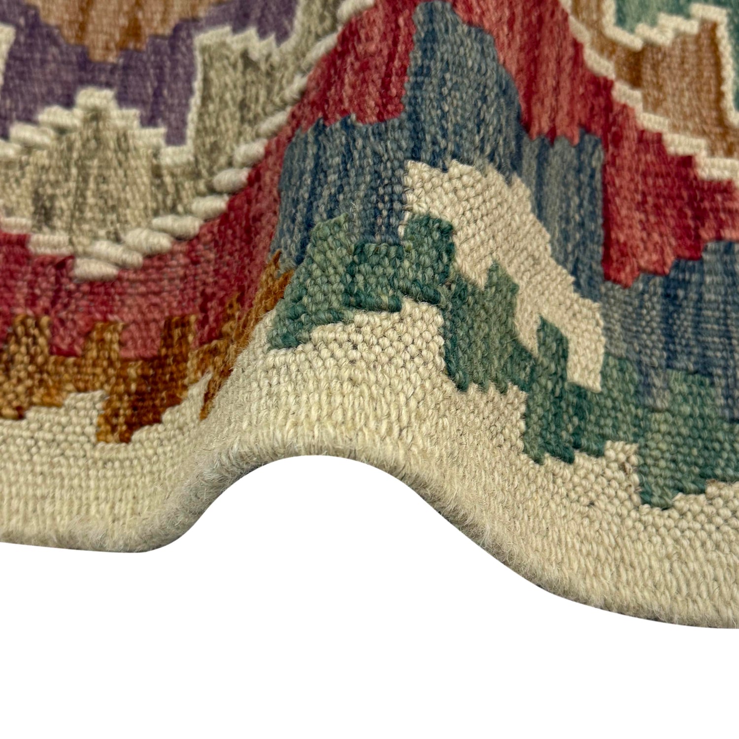 Handmade Vegetable Kelim 2' 10" x 4' 4" (ft) - No. R38308
