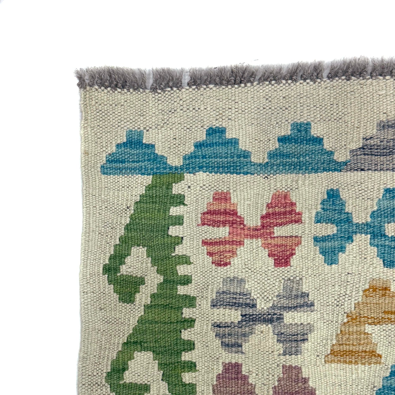 Handmade Vegetable Kilim 2' 6" x 4' 2" (ft) - No. R38309