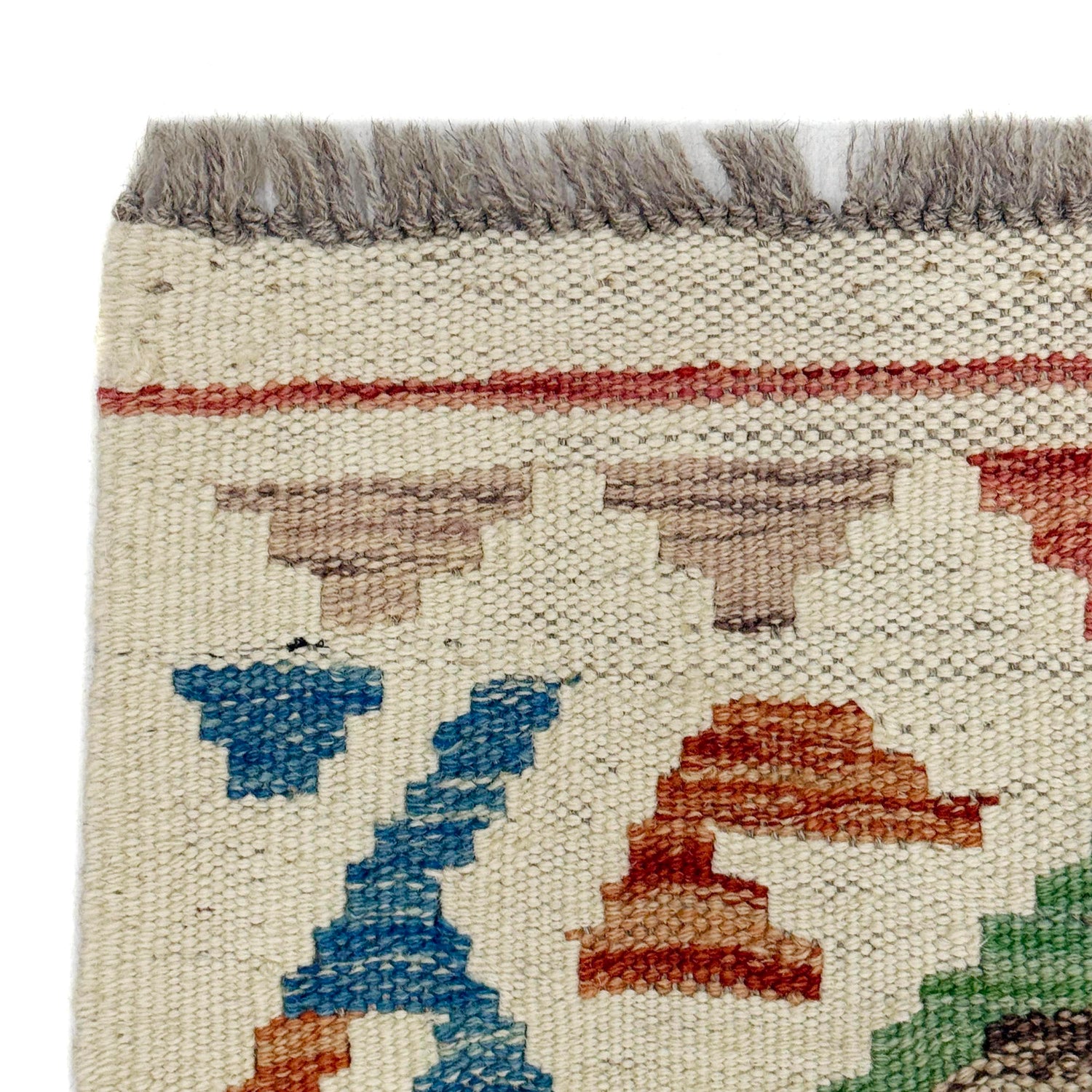 Handmade Vegetable Kelim 2' 9" x 4' 2" (ft) - No. R38311