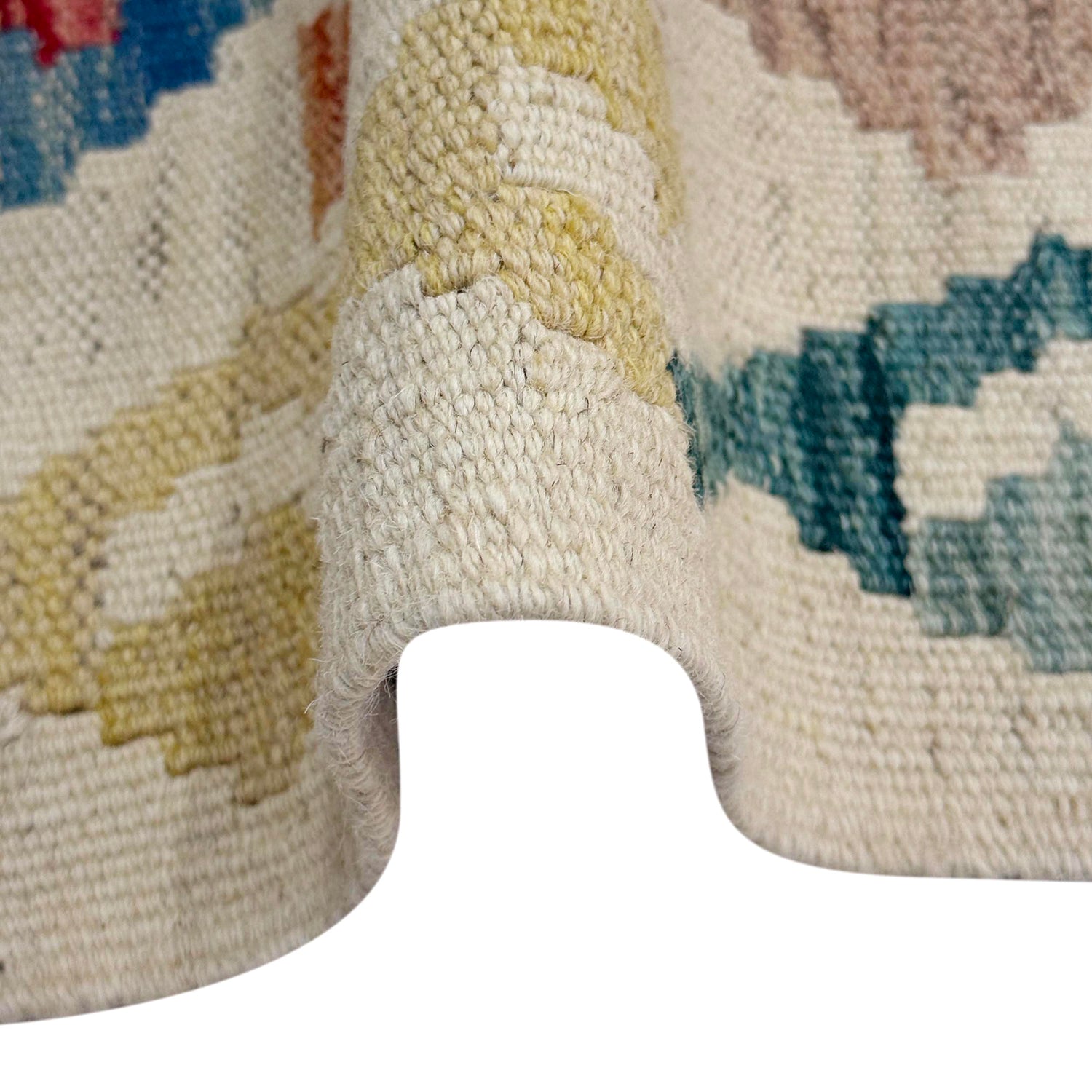 Handmade Vegetable Kelim 2' 9" x 4' 2" (ft) - No. R38311