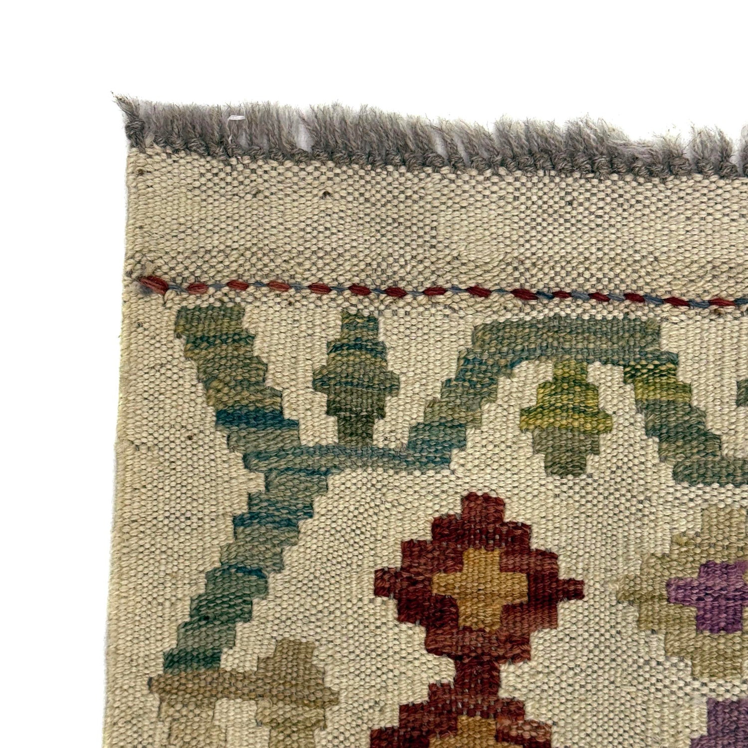Handmade Vegetable Kilim 2' 10" x 4' 2" (ft) - No. R38312