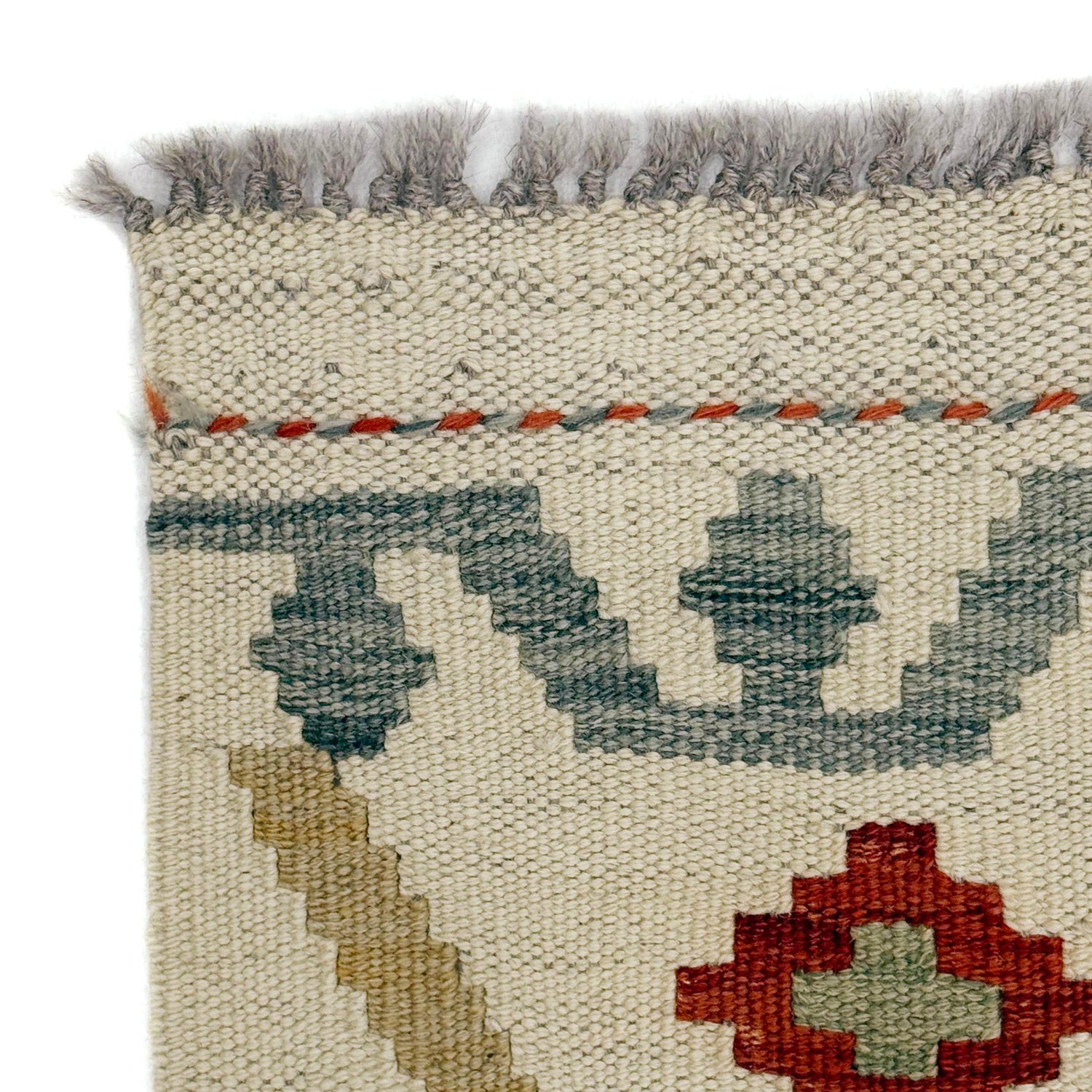 Handmade Vegetable Kilim 2' 9" x 4' 2" (ft) - No. R38334