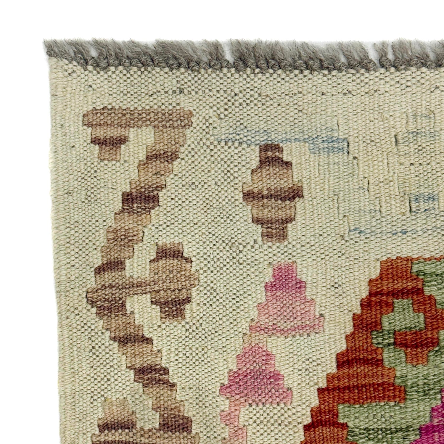 Handmade Vegetable Kilim 2' 7" x 4' 0" (ft) - No. R38356