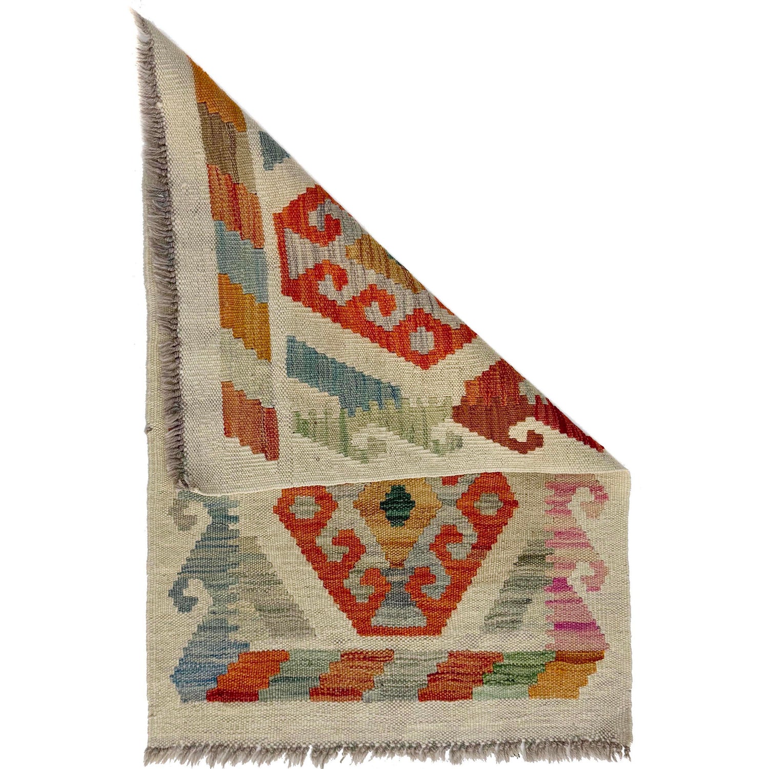 Handmade Vegetable Kelim 1' 10" x 2' 8" (ft) - No. R38358
