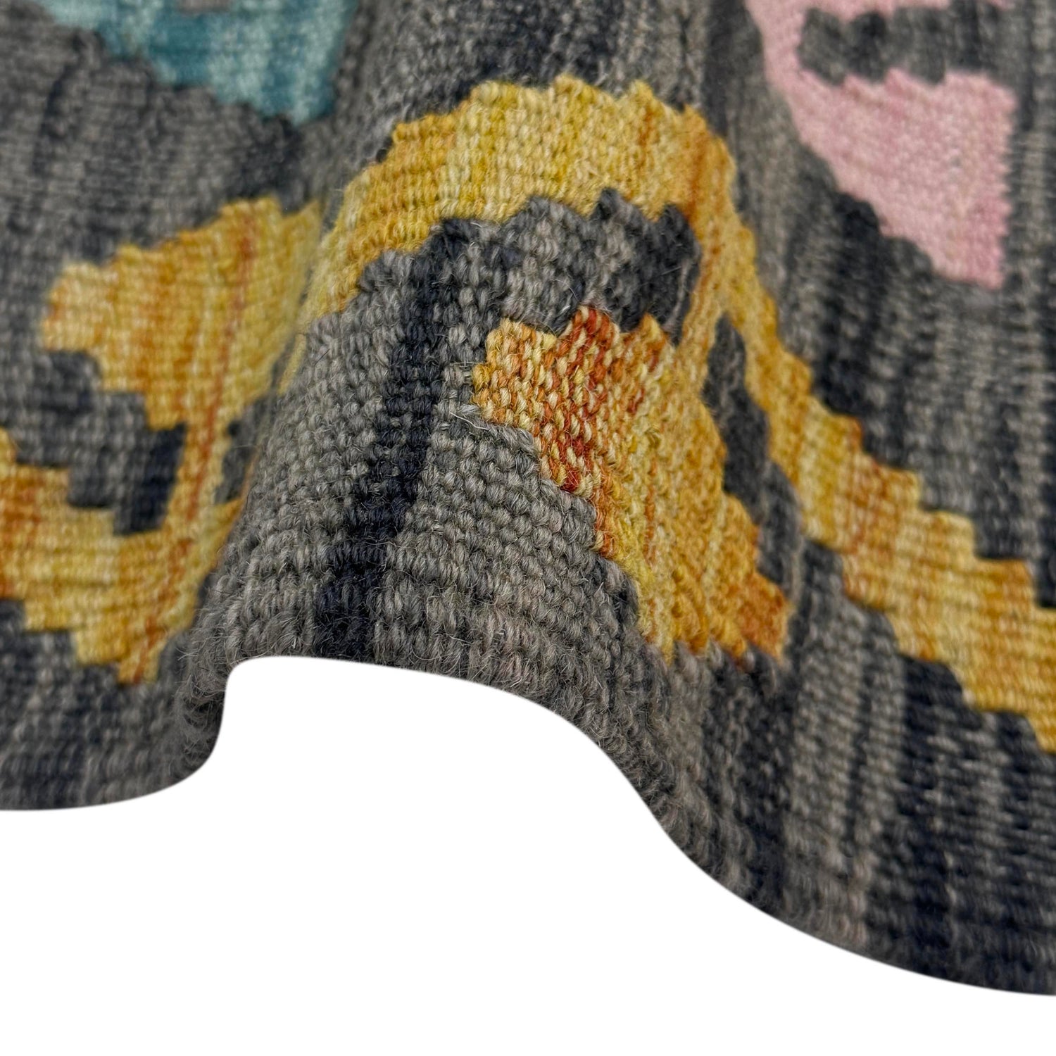Handmade Vegetable Kelim 4' 10" x 6' 8" (ft) - No. R38364