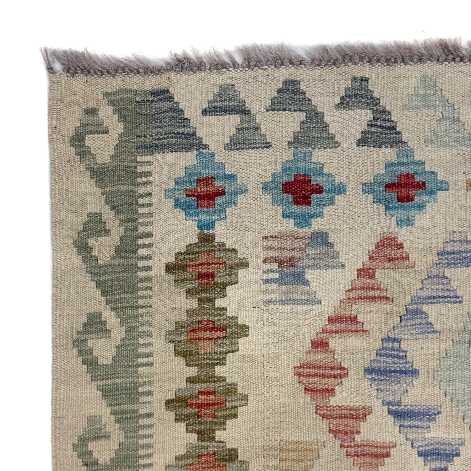 Handmade Vegetable Kilim 5' 0" x 6' 4" (ft) - No. R38365