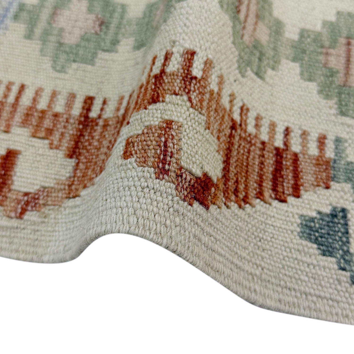 Handmade Vegetable Kilim 5' 0" x 6' 4" (ft) - No. R38365